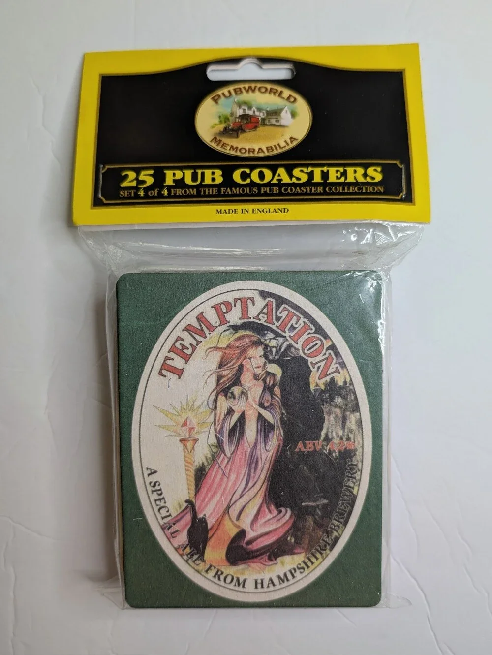 Pub World Memorial 25 Beer Coasters